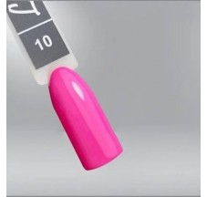 Luxton 010 pink enamel gel polish, 10 ml.