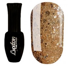 לק ג’ל Luxton מס' 070 (נצנצים זהובים) 10 מ"ל (LUX-070)