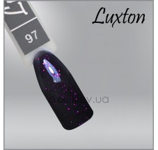 طلاء أظافر جيل Luxton رقم 097 (بنفسجي حبر مع لمّاع توت العليق الدقيق) 10 مل (LUX-097)