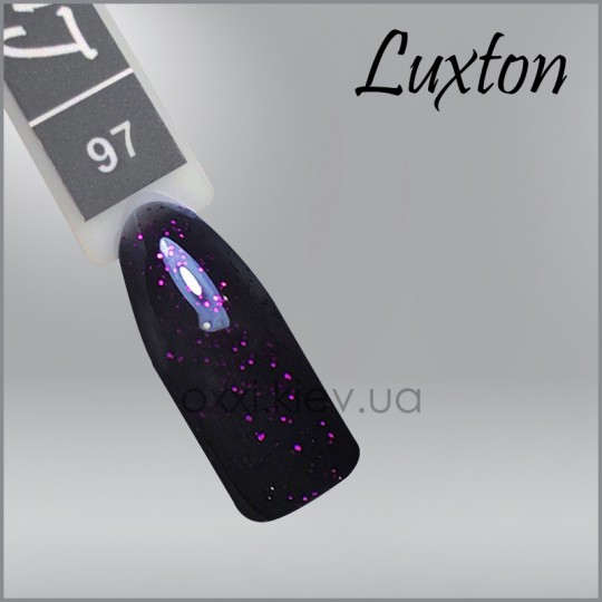 Гель-лак Luxton №097 (чернильно-фиолетовый с малиновым микроблеском) 10 мл (LUX-097)
