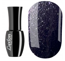 לק ג’ל Luxton מס' 132 (סגול כהה עם נצנצים מיקרו) 10 מ"ל (LUX-132)