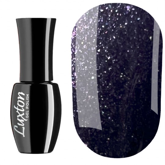 Гель-лак Luxton №132 (темно-фиолетовый c микроблестками) 10 мл (LUX-132)