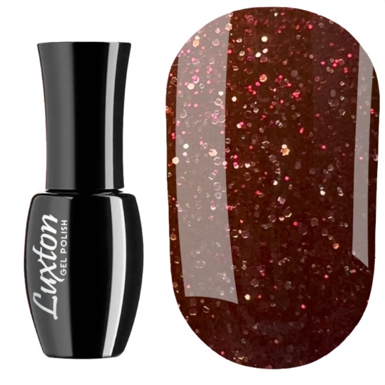 Gel Polish Luxton №159 (brown with glitter) 10 ml (LUX-159)