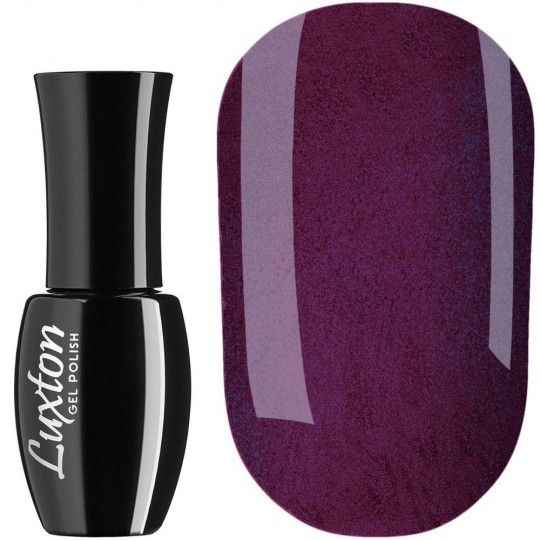 Gel Polish Luxton №166 (purple with multicolor glitter) 10 ml (LUX-166)
