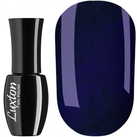 Gel Polish Luxton №172 (deep blue with multicolor glitter) 10 ml (LUX-172)