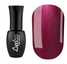 Gel Polish Luxton №183 (raspberry-burgundy with shimmer) 10 ml (LUX-183)