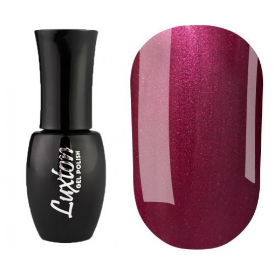 Gel Polish Luxton №183 (raspberry-burgundy with shimmer) 10 ml (LUX-183)