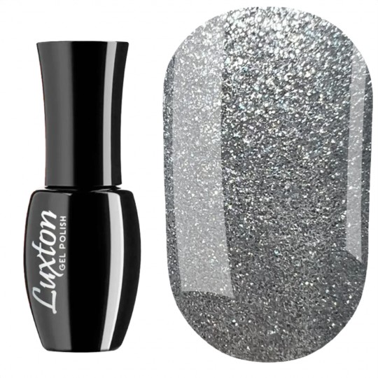 Gel Polish Luxton №203 (silver with glitter) 10 ml (LUX-203)