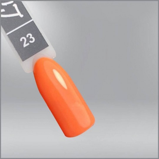 Luxton 023 dark orange enamel gel polish, 10 ml.