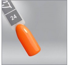 Luxton 024 light orange enamel gel polish, 10 ml.