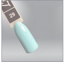 Luxton 029 turquoise gel polish with microglitter, enamel, 10 ml.