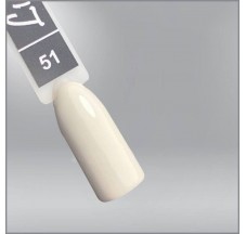 Luxton 051 light gray enamel gel polish, 10ml