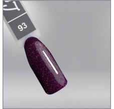 Luxton Gel Lacquer 093 Eggplant Pink with Shimmers, 10ml