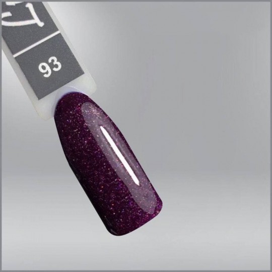 Luxton Gel Lacquer 093 Eggplant Pink with Shimmers, 10ml
