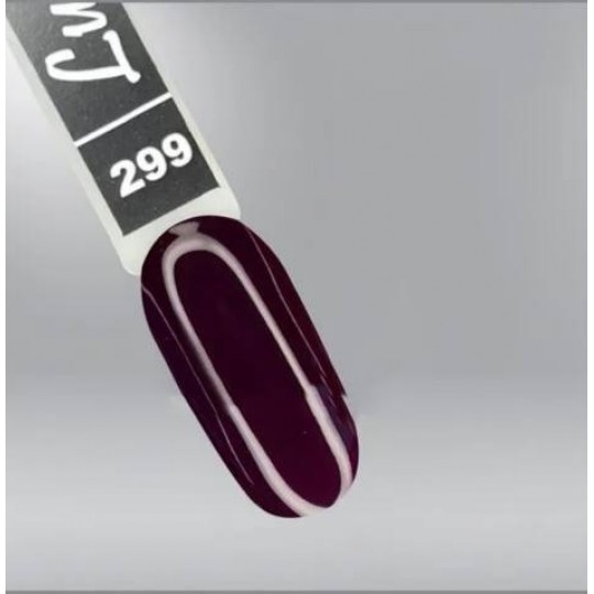 Burgundy gel polish LUXTON 299, 10ml