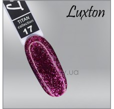 طلاء جل LUXTON Titan 17، فوشيا مع لمعان، 10 مل