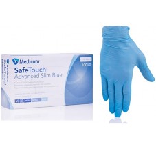 Nitrile gloves blue, Size "S" - (1 pairs).