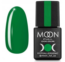 Гель лак Moon Full Fashion color №244 зеленый, 8 мл.