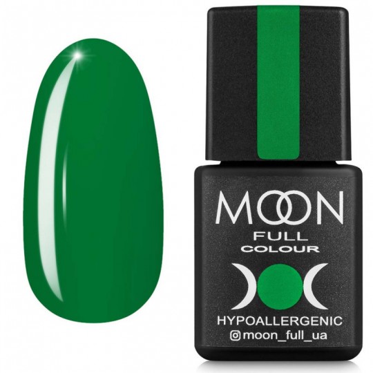 Gel polish Moon Full Fashion color №244 green, 8 ml.