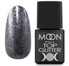 Moon Full Top Glitter Silver №03, 8 ml.