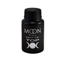 Moon Full Top Matte - טופ מט ללק ג'ל, 30 מ"ל.