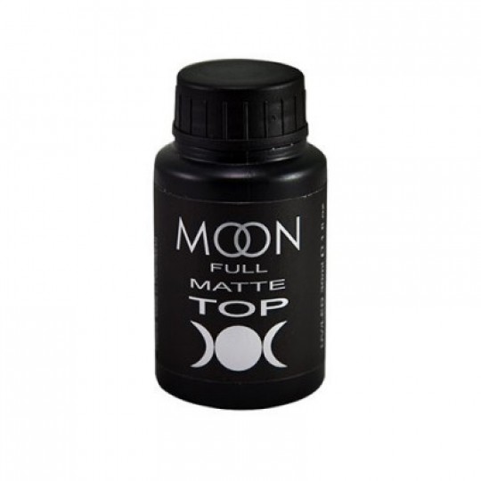 Moon Full Top Matte - matte top for gel polish, 30 ml.