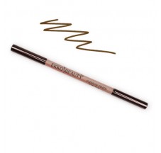 Long Lasting Wax Eyebrow Pencil with Brush (Brown)