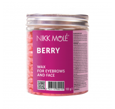 Wax for eyebrows and face Nikk Mole (Berry)