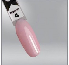 Oxxi gel polish French 04 light pink, enamel, for french, 10ml