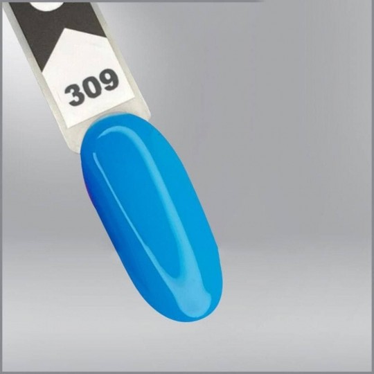 Oxxi gel polish #309 (azure-blue)