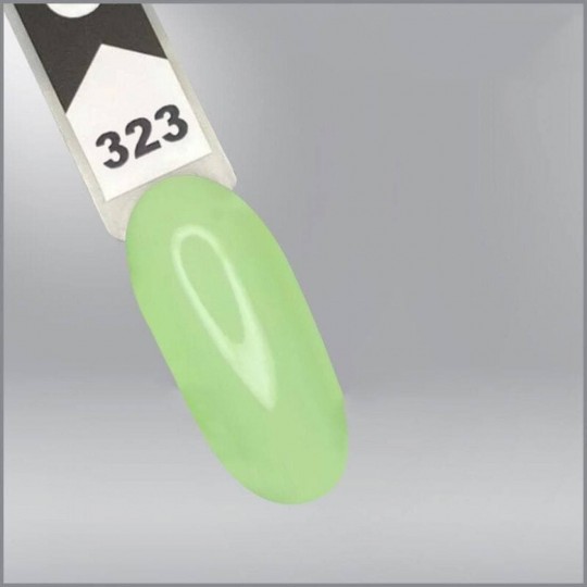 Oxxi gel polish #323 (light mint lettuce-green)