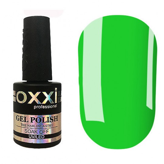 Гель лак Oxxi №286 (неоновый зеленый)