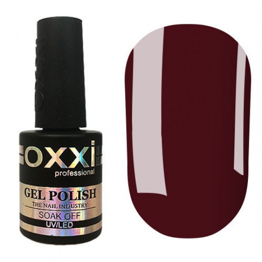 Oxxi gel polish #299 (dark red)