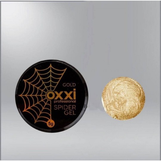 Гель-паутинка золото / Oxxi Spider gel gold, 5г