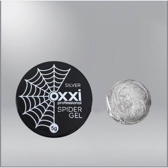 Гель-паутинка серебро / Oxxi Spider gel silver, 5г