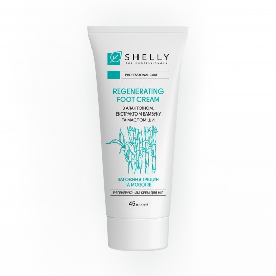 Regenerating foot cream with allantoin, bamboo extract and shea butter Shelly 45 ml