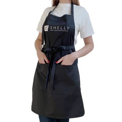 Shelly branded apron black