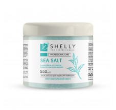 Соль для ванн с аллантоином, экстрактом зеленого чая и розмарина Shelly 550 г