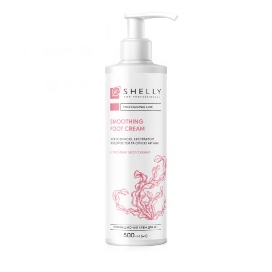 Softening foot cream with urea, algae extract and argan oil Shelly 500 ml