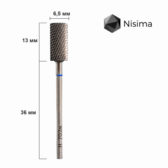 Carbide cutter H702mK Nisima cone (Blue)