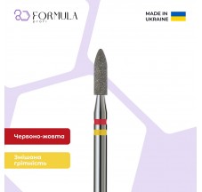 Цилиндр острый 2.5 red+yellow (Premium)