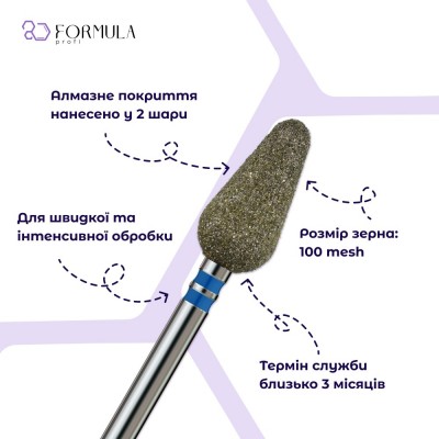 مخروط التقريب 6.5 أزرق (ممتاز)