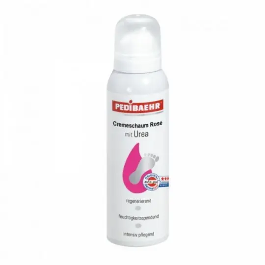 Cream foam with rose oil and 10% urea (Cremeschaum Rose Mit Urea) 35 ml. Baehr