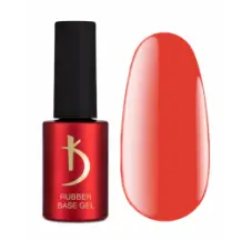 Color Rubber Base Gel Bright Red 7 ml. Kodi Professional