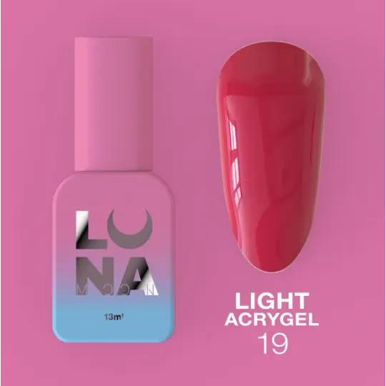 ג'ל נוזלי Light Acrygel, 13 מ"ל №19 