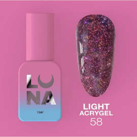 ג'ל נוזלי Light Acrygel, 13 מ"ל №58