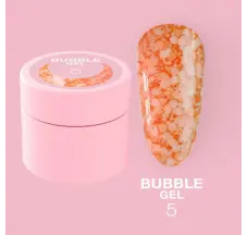 ציפורניים נצנצים LUNA Moon Bubble Gel №5 5 מ"ל