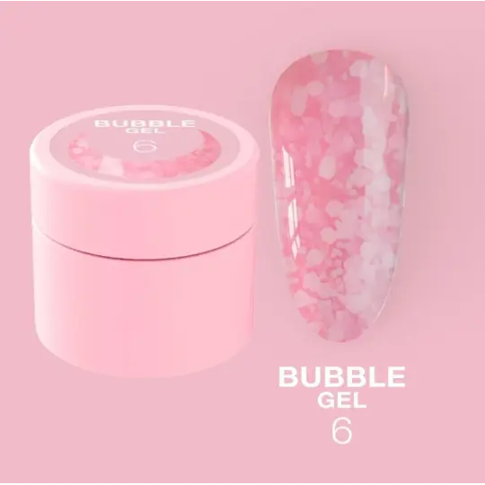 بريق الأظافر LUNA Moon Bubble Gel №6 5 مل