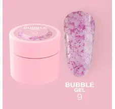 ציפורניים נצנצים LUNA Moon Bubble Gel №9 5 מ"ל
