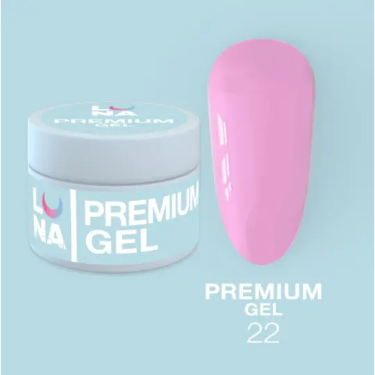 Гель для наращивания Premium Gel №22, 15мл 